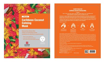 caribbean coconut calming mask cello pack.jpg Image of cello pack - caribbean coconut calming mask cello pack